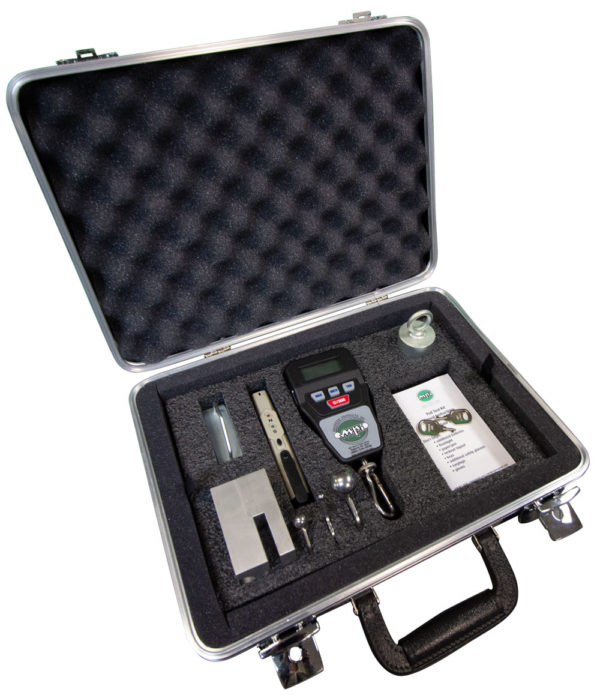 magnetic pull test kit open showing products