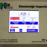 Checkweigh Inspection Screen