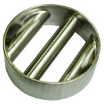 Three Tube Round Grate Magnet Exterior Weld Frame Food Grade