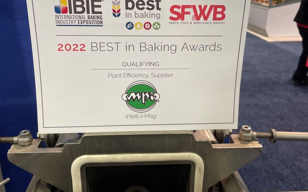 Intell-I-Mag Qualifies for 2022 BEST in Baking Award at IBIE for Supplier Plant Efficiency