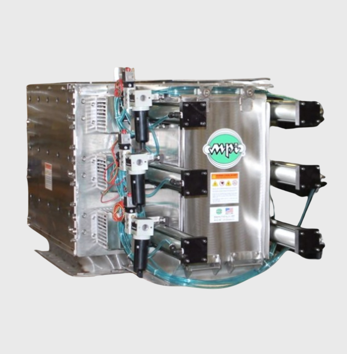 3-Tier, 2" Continuous-Clean Drawer Magnet for High-Volume, Food Processing Prone to Bridging