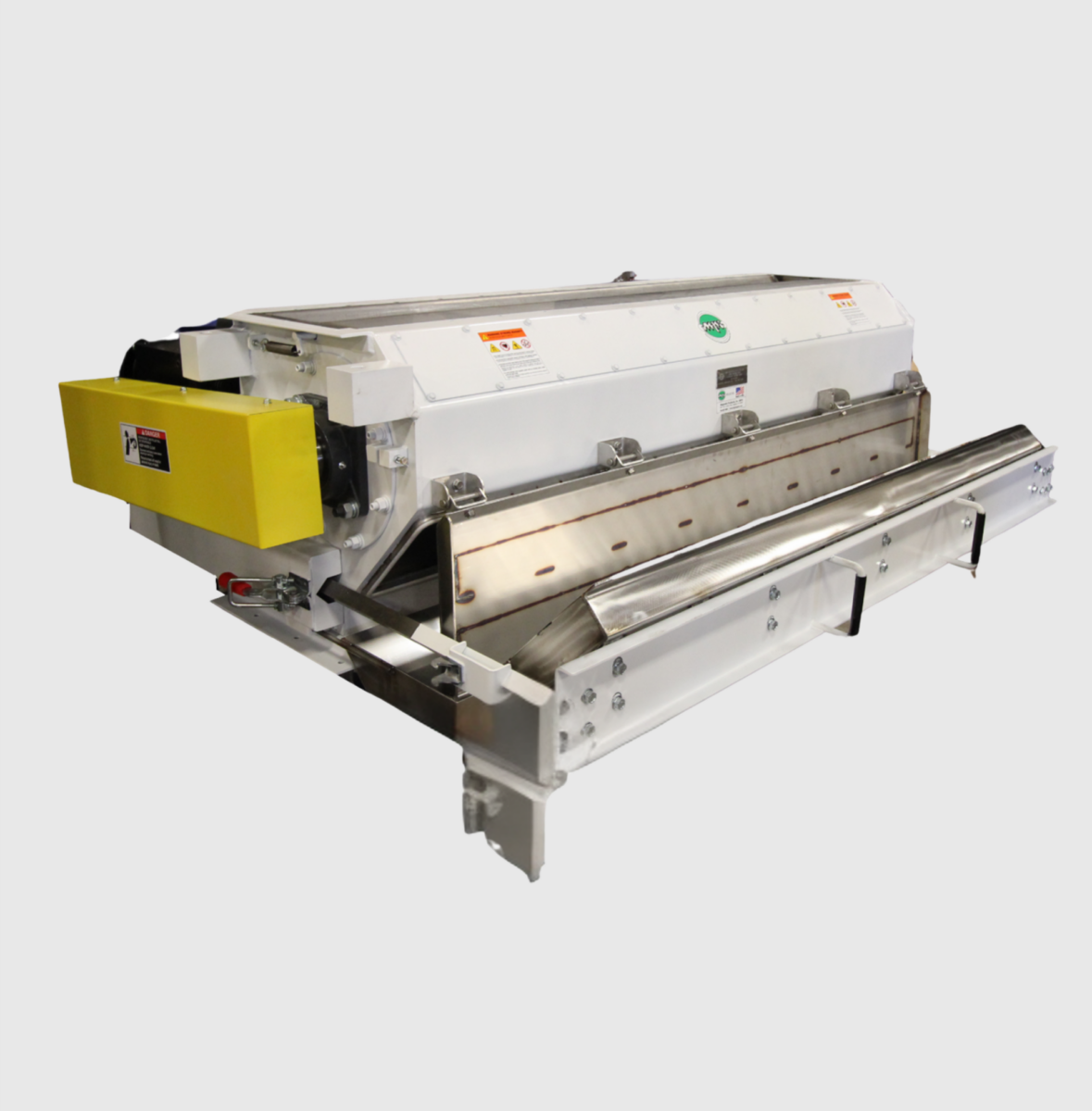 Large Quick-Clean Rotary Magnetic Feeder for Wheat and Grain Processing