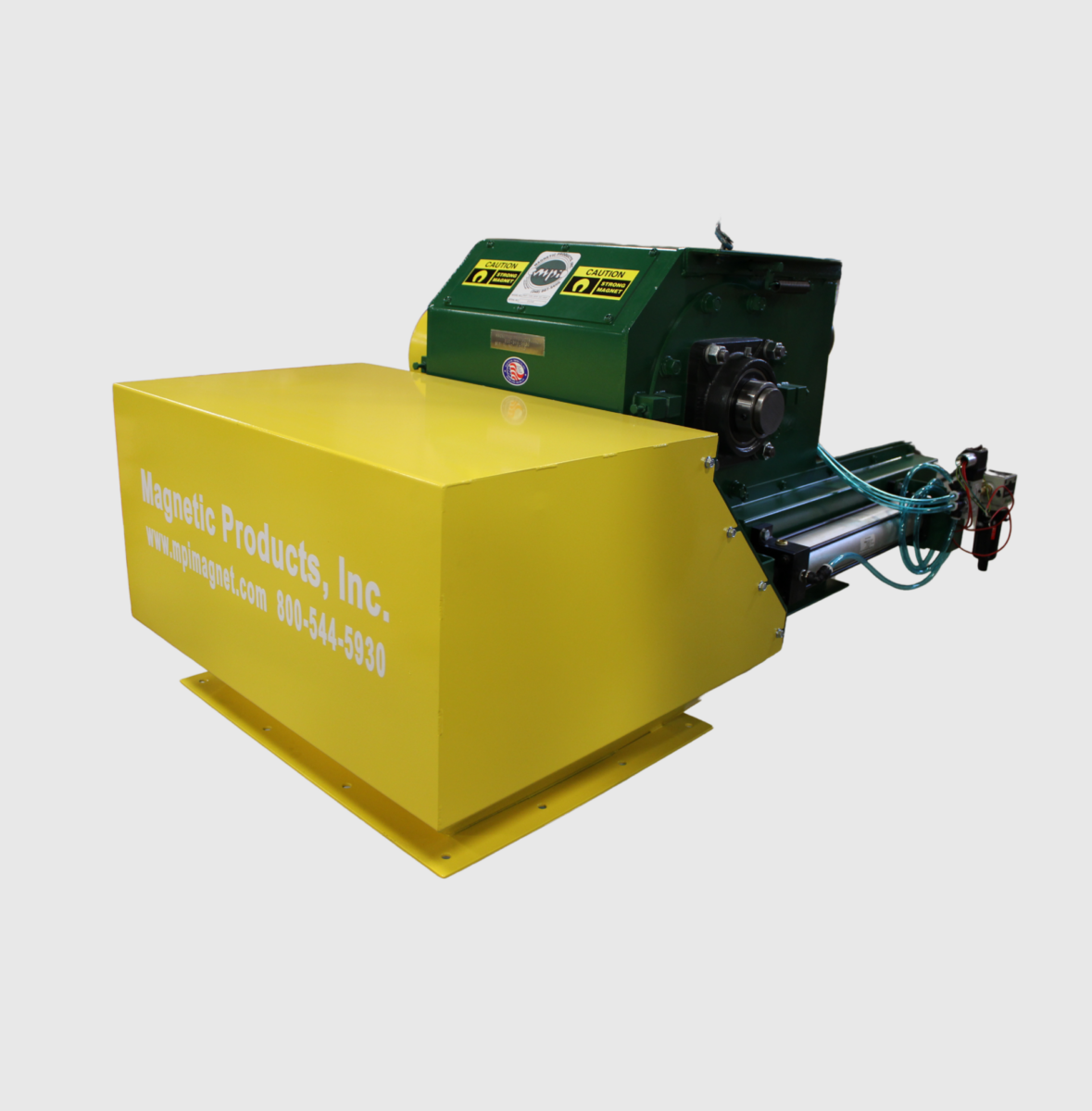Custom Self-Clean Magnetic Rotary Feeder with Transition for High-Explosion Risk Application