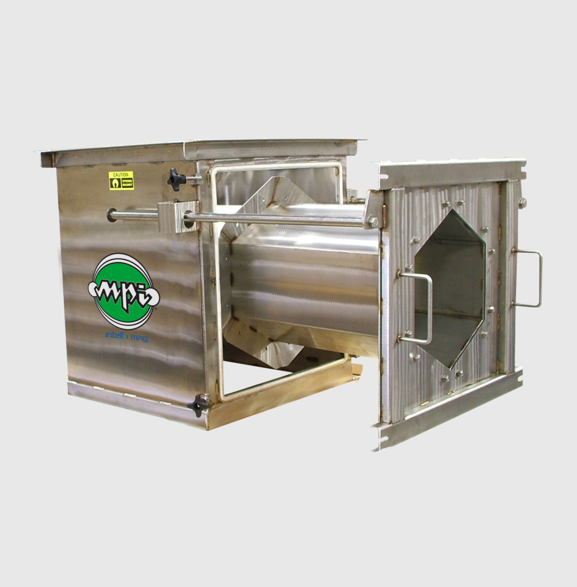 Quick-Clean Free Flow Feeder Magnet with Intell-I-Mag to Reduce Downtime and Unnecessary Stoppages