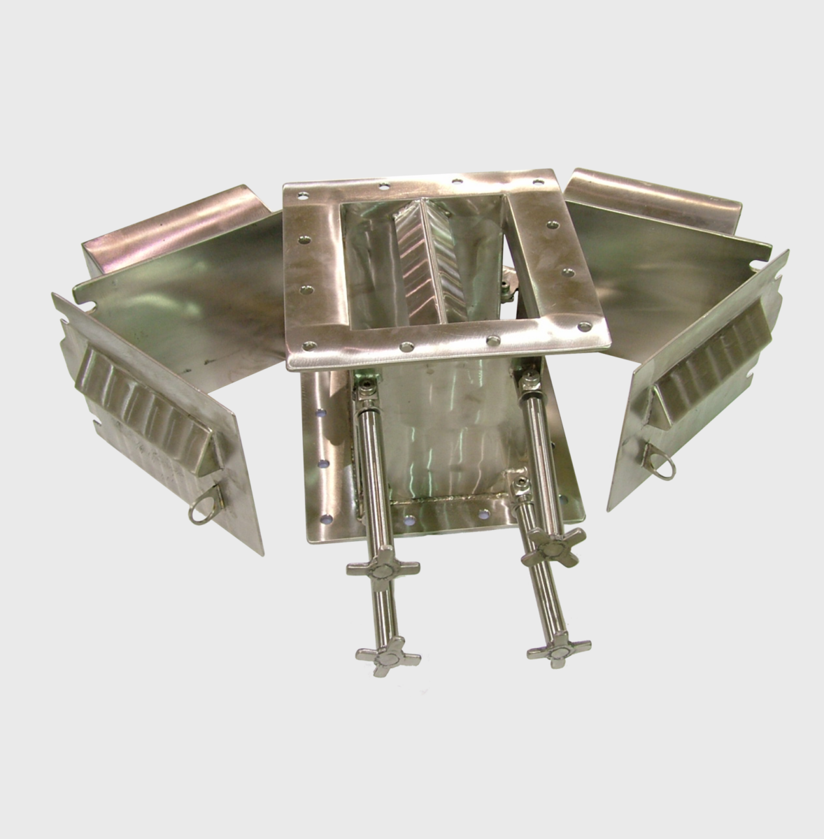 Custom Quick-Clean Chute Magnet Designed for Plastic Pellet Processing