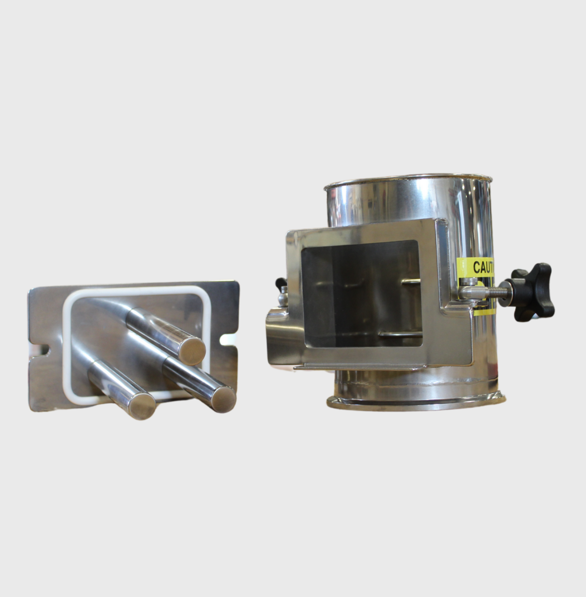 Round Spout Drawer Magnet Designed for Processing Citrics, Biogums, and Gluconates