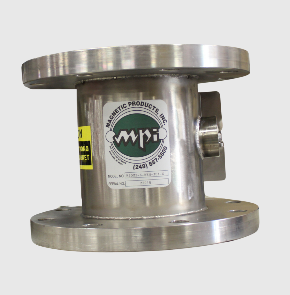 Round Spout Drawer Magnet Engineered for Vibrating Energy Grinding Mills