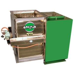 MPI’s exclusive Automated Self-Clean Free-Flow Cylinder Magnets are designed to capture both large and small tramp metal from high volume, vertical gravity-fed product streams.