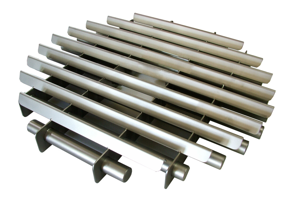 7-Tube Round Grate Magnet with Diverter