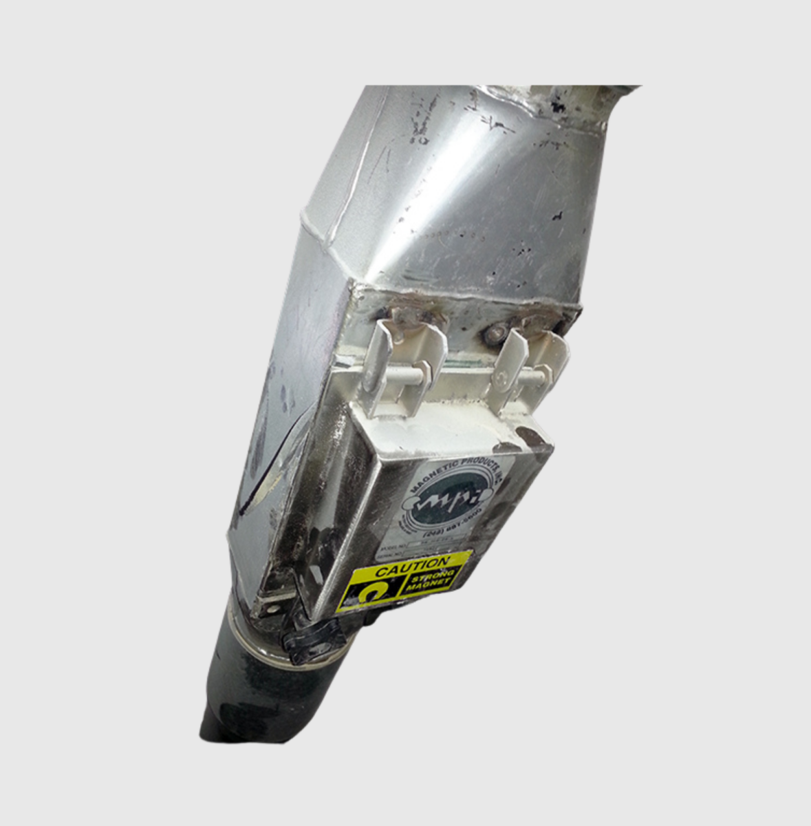 MPI Quick-Clean Plate Magnet Installed in Bulk Powder Processing Line