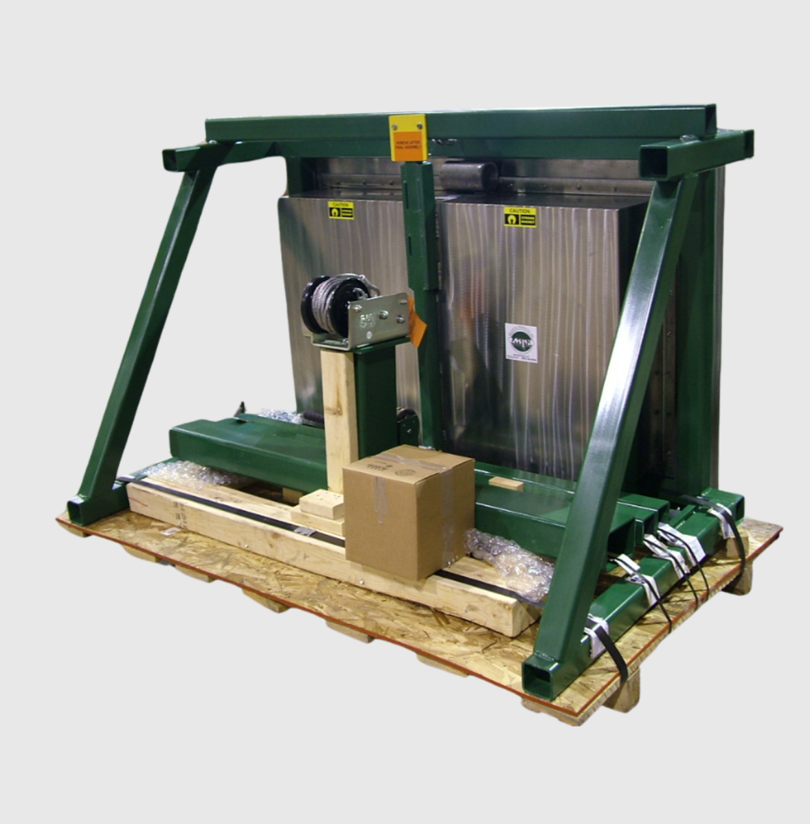 Quick-Clean Suspended Receiving Magnet Designed for Recycling Application