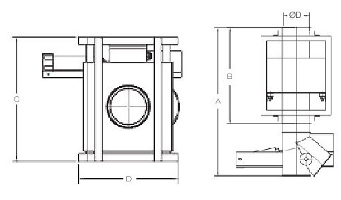GF-Metal-Detectors1-page-001-1 MPI Gravity Feed Metal Detector Specification Drawing