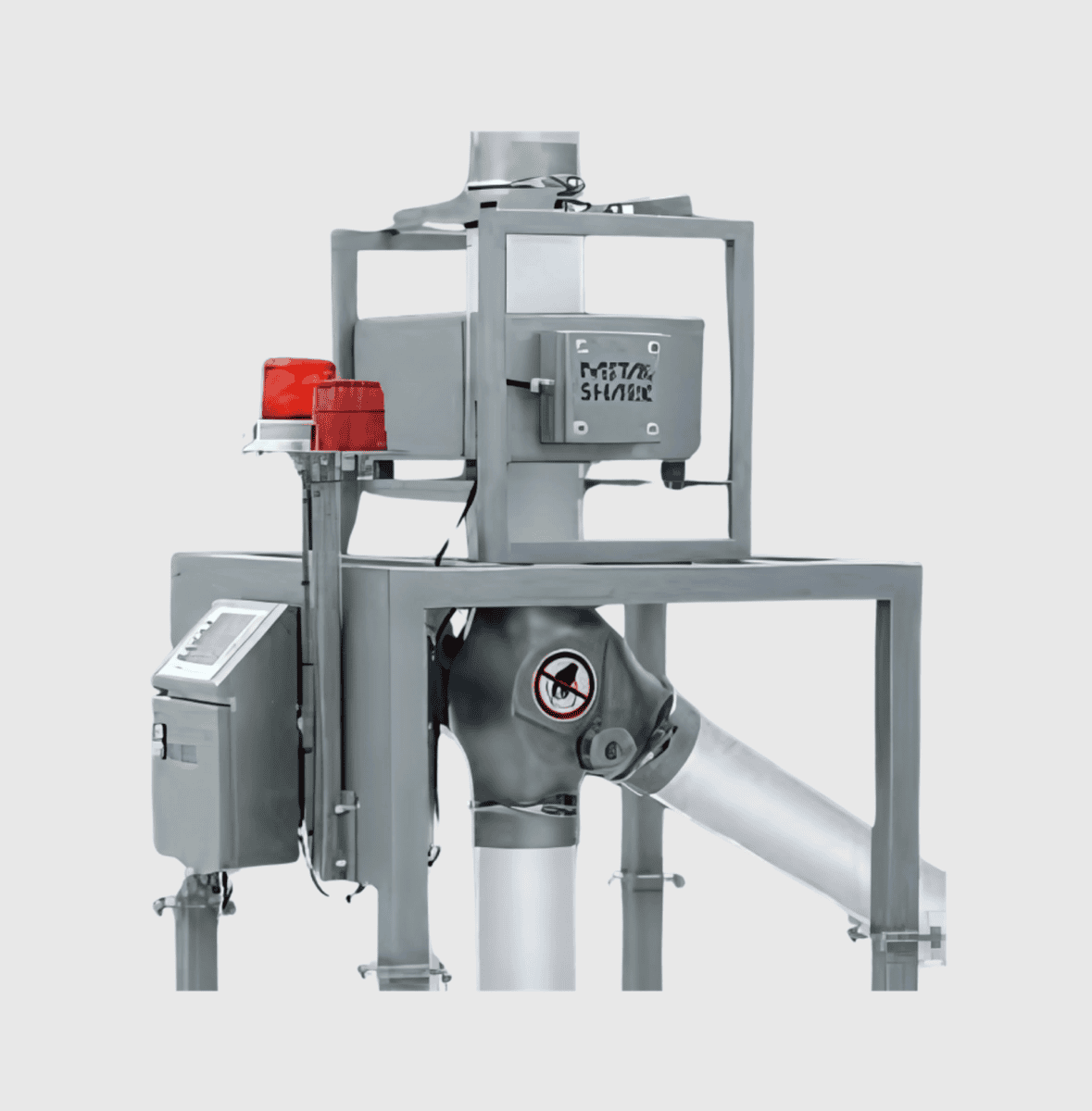 Metal Detector for Pnuematic Line for Processing Chemical Slurry