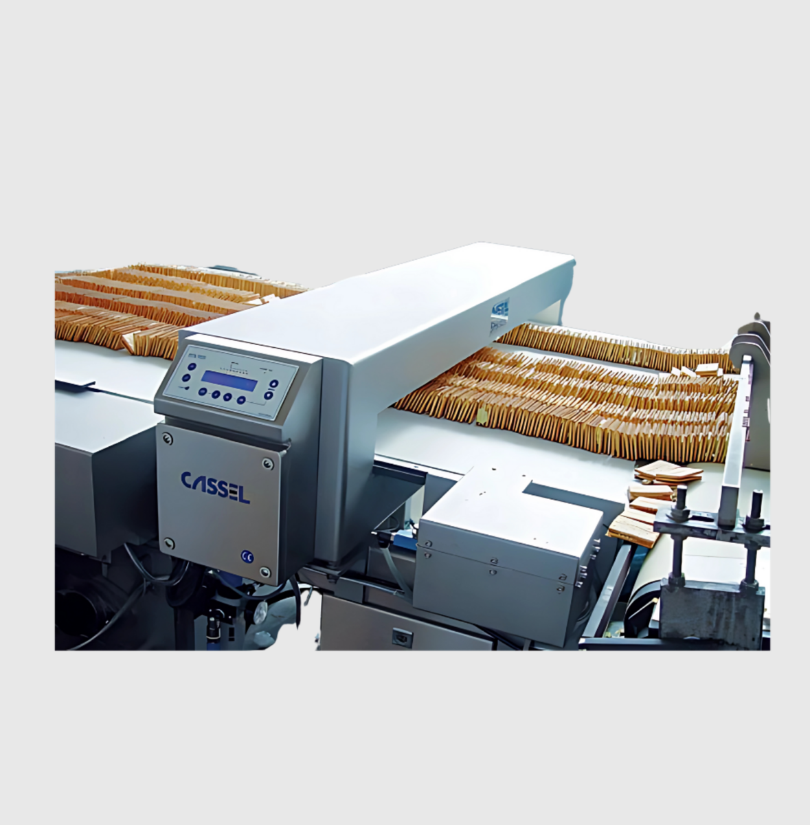 Packaged Goods (BD) Metal Detector Installed for Wet, Salty, High-Variance Application