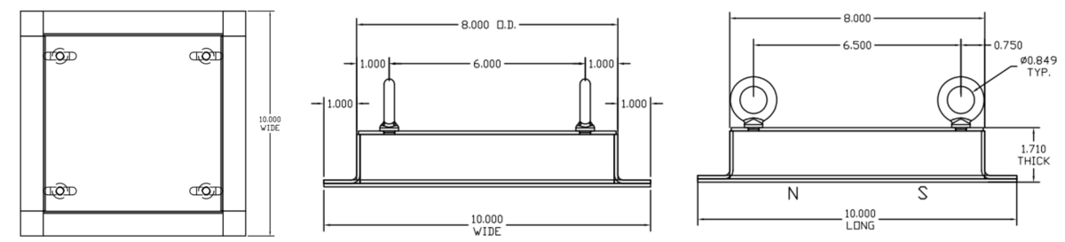Suspended Plate Magnet (PMS) Specification