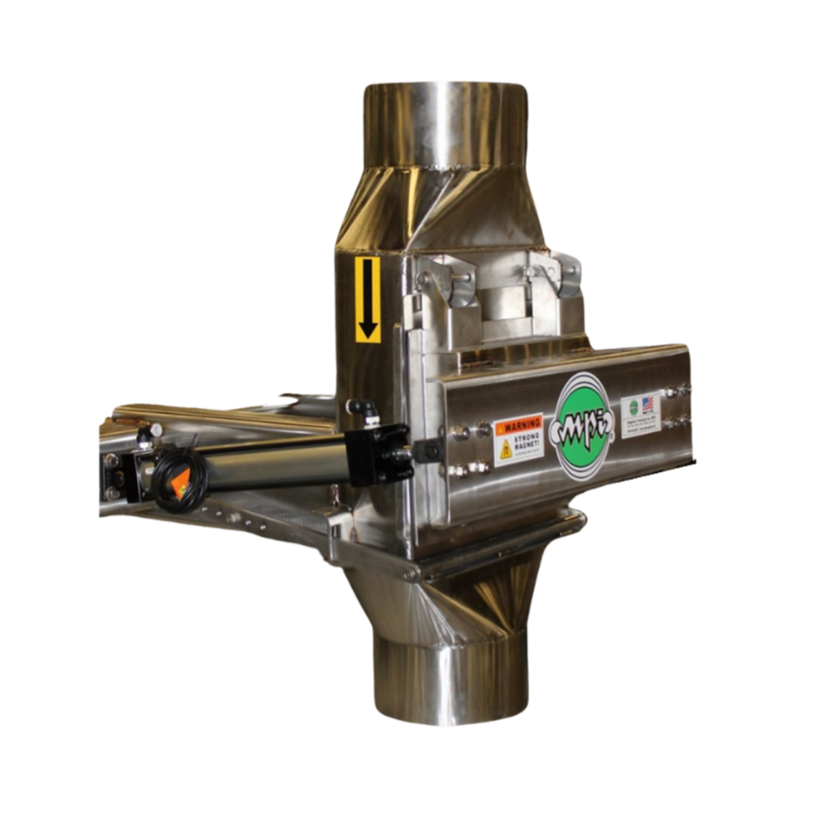 MPI Self-Clean Inline Plate Magnet