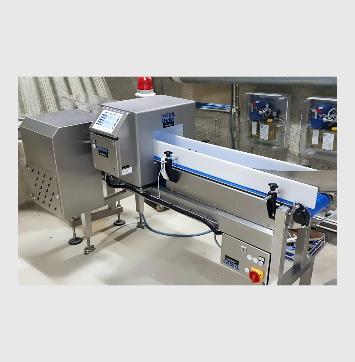 Tunnel (TU) Detector for Plant Particulate Processing for Herbal Supplements