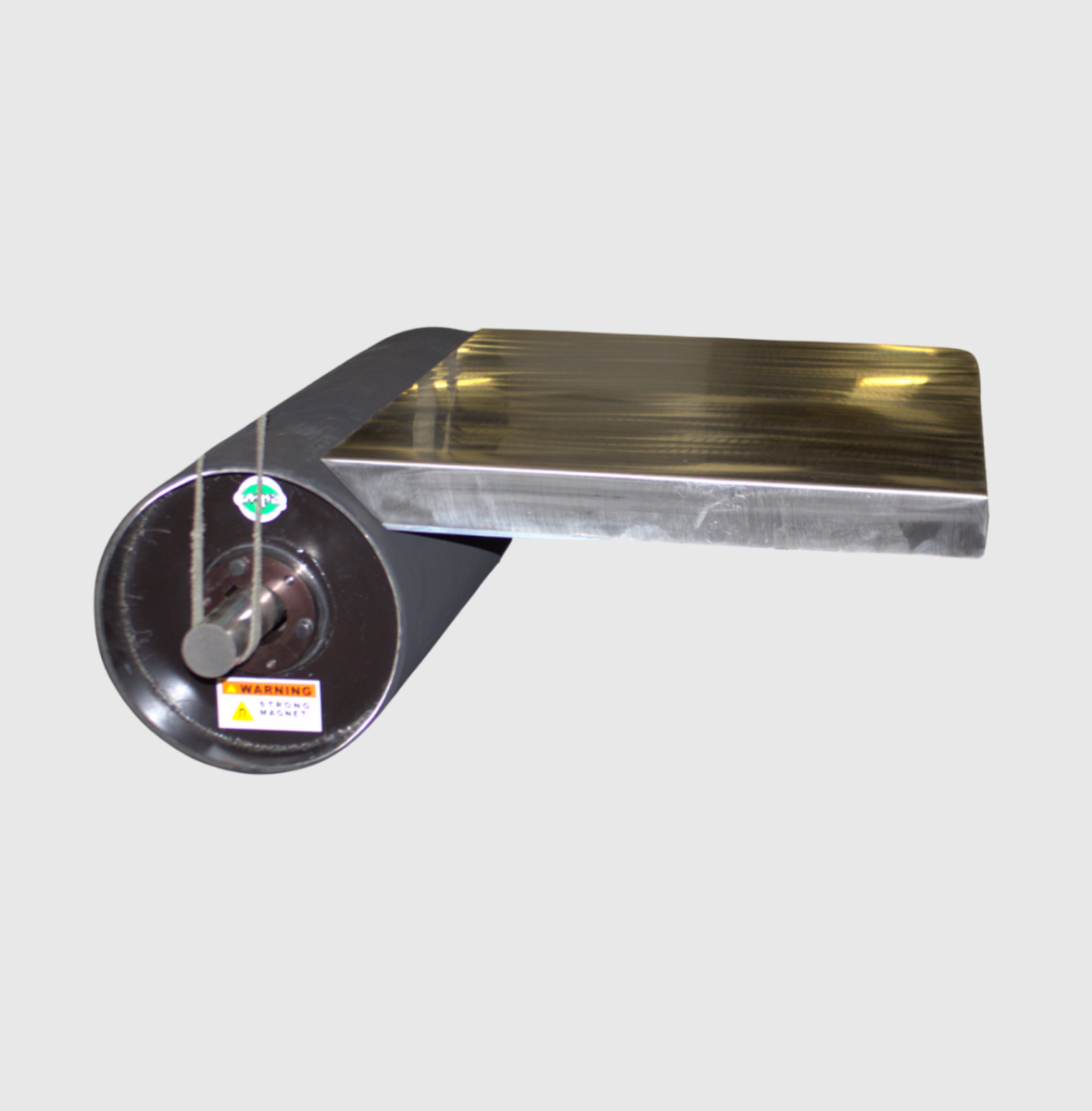 Suspended Magnetic Separation Roll with Custom Plate for Recycling Application