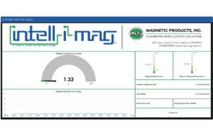 Intell-I-Mag dashboard showing PLC interface