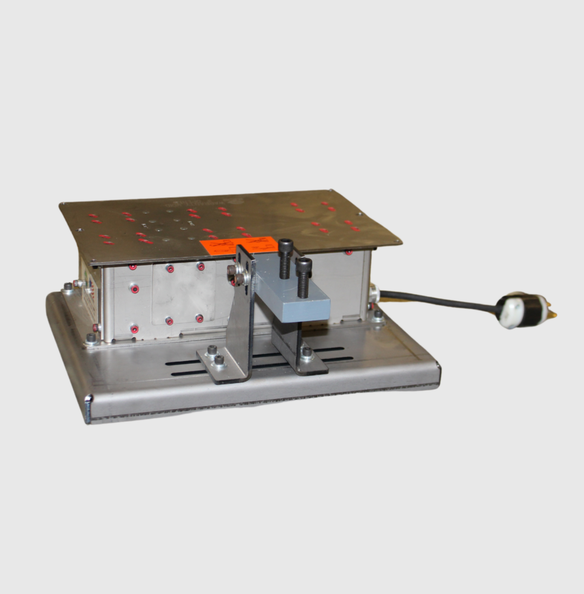 MPI M-10 Electric Scrap Shaker in Shop Where Air, Hydraulic Lines, and Pneumatic Actuators are Unavailable