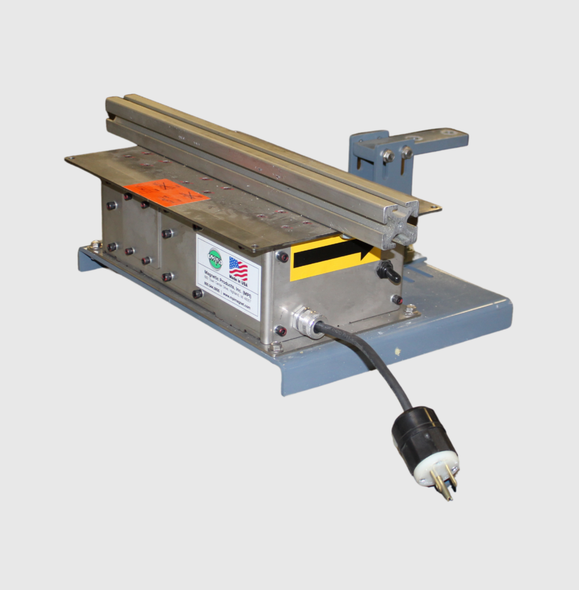 MPI M-10 Electric Scrap Shaker Mounted for Scrap Discharge from Multiple Stations