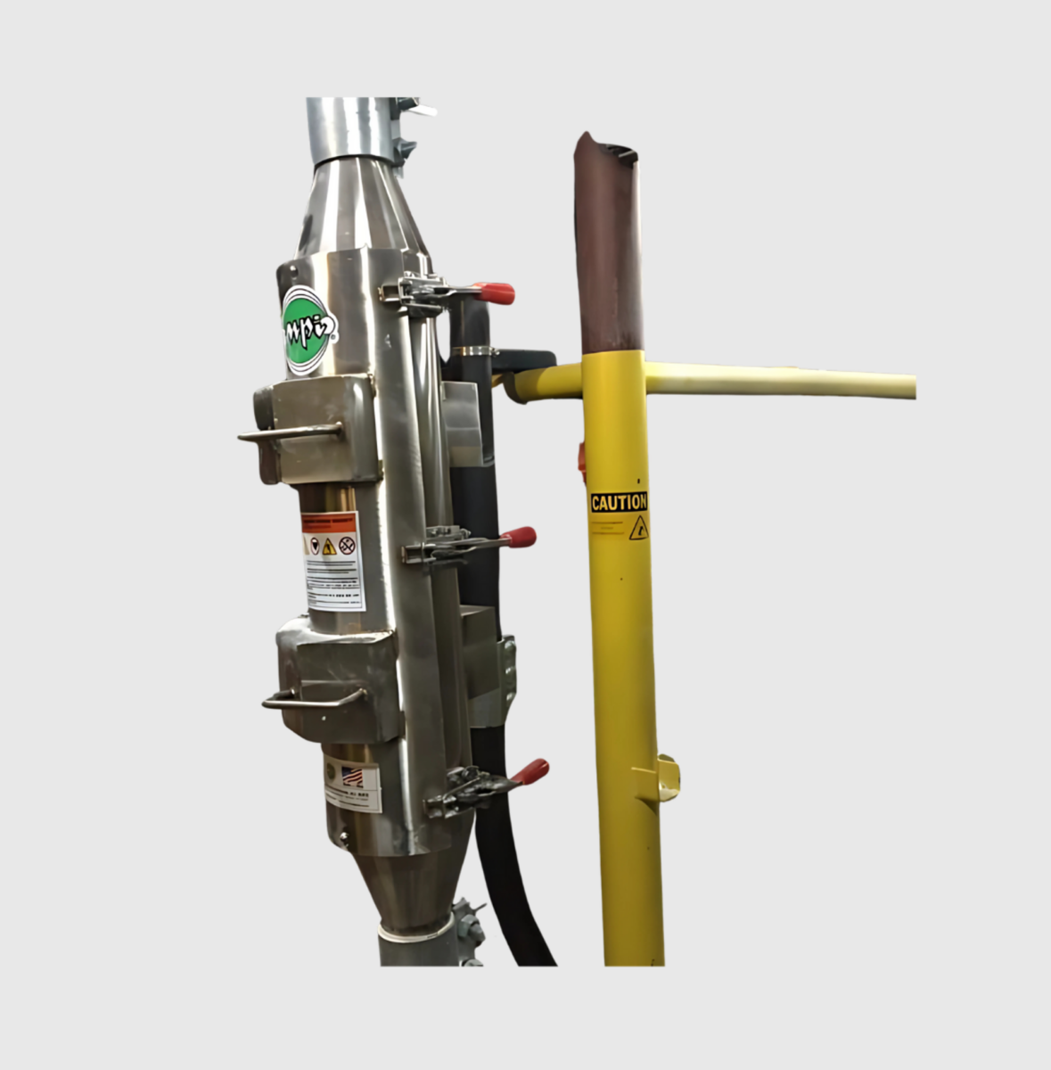 Pneumatic Line Magnet Installed in High-Velocity Environment 