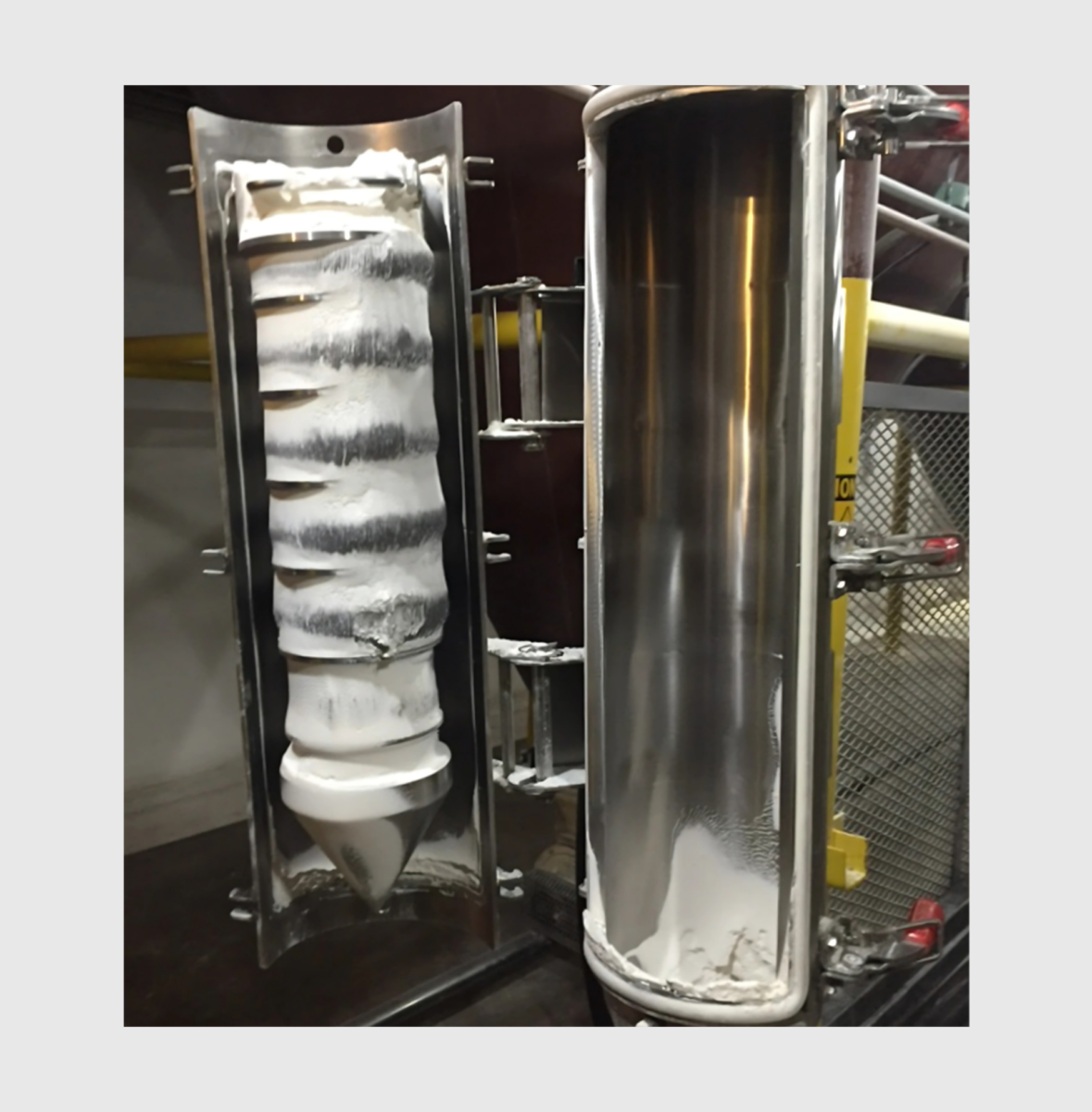Pneumatic Line Magnet in Starch Processing Application 