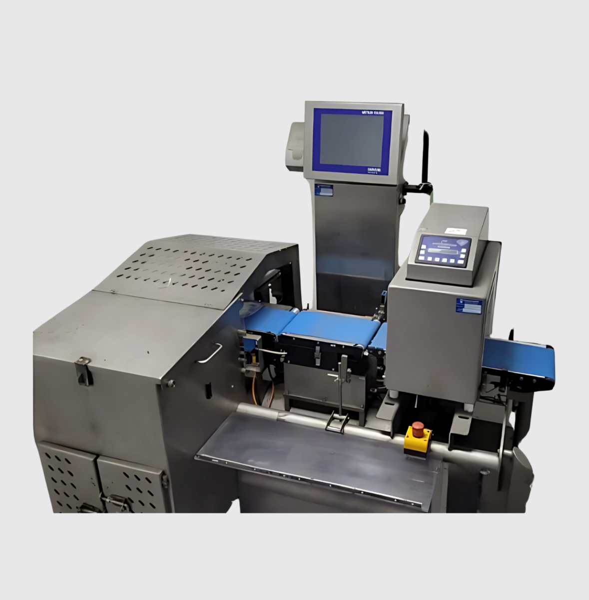 Checkweigher in Logistics Department Detecting Packaging Errors Before Final Shipment