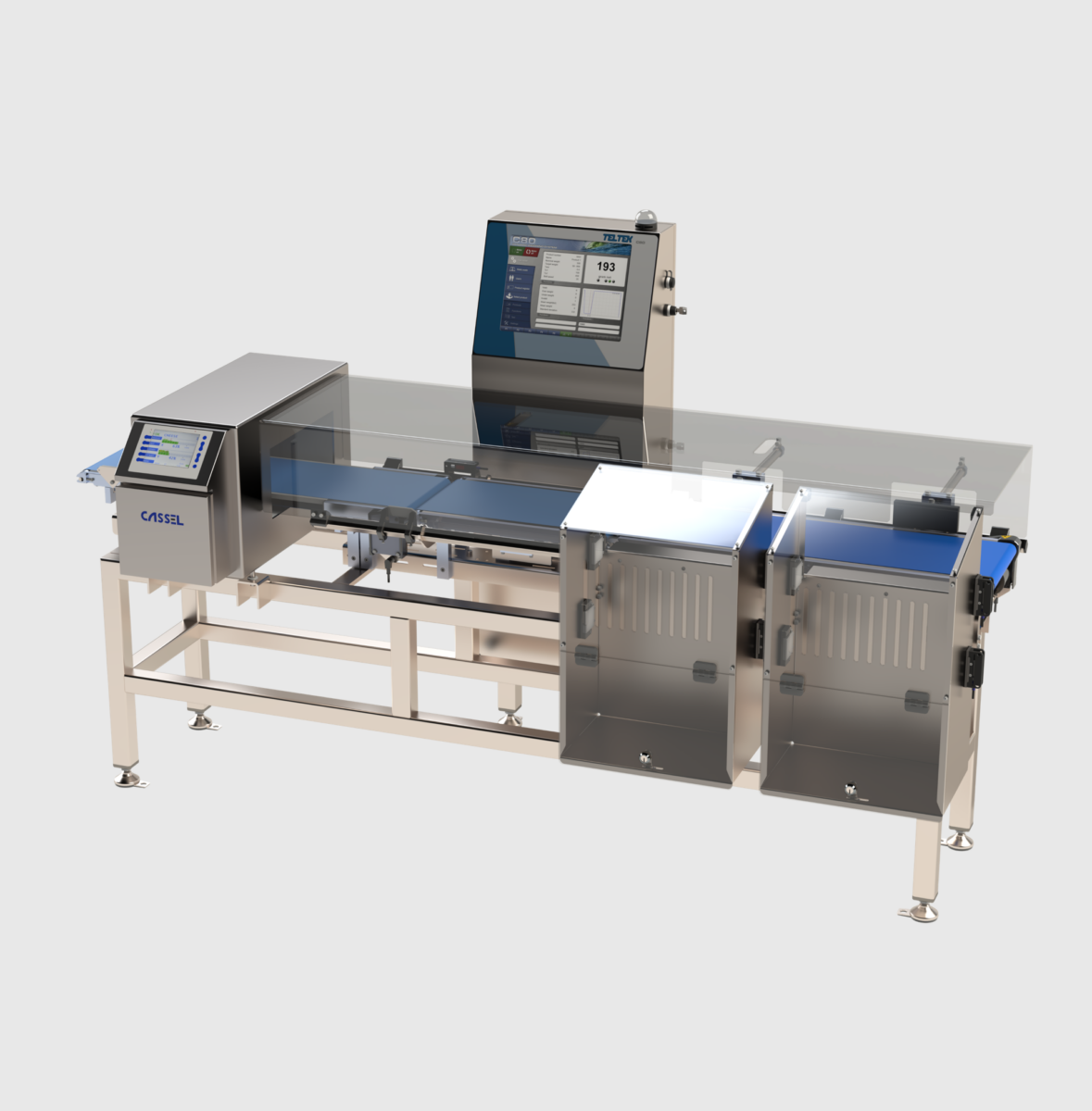 Combination Metal Detector & Checkweigh System for Consumer-Packaged Goods (CPG)