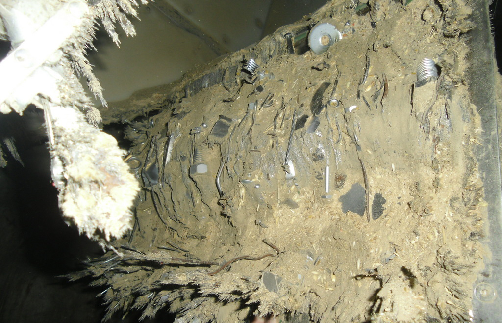 Dirty Magnetic Separator Open for Cleaning and Inspection