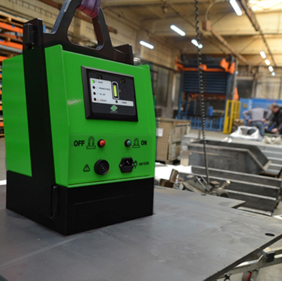 Battery Lifting Magnet installation