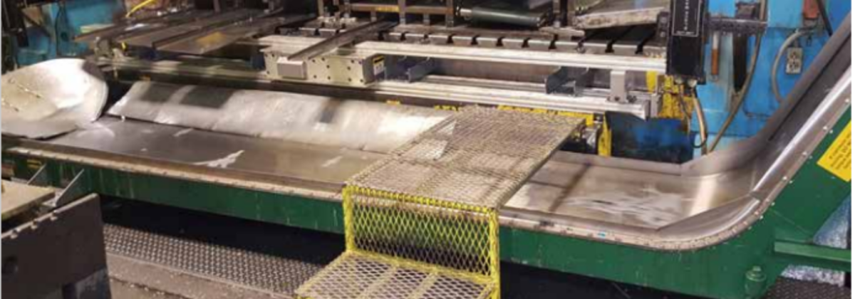 MPI Shaker Conveyor Designed with Multiple Turns for Tight Installation