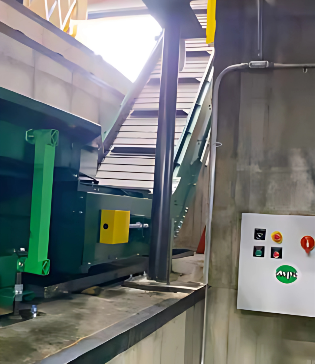 MPI Turnkey Scrap and Parts Elevator Conveyor Systems