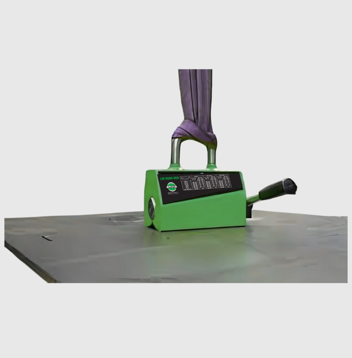 Permanent Lifting Magnet Used Because of ANSI/ASME B30.20 Safety Standards