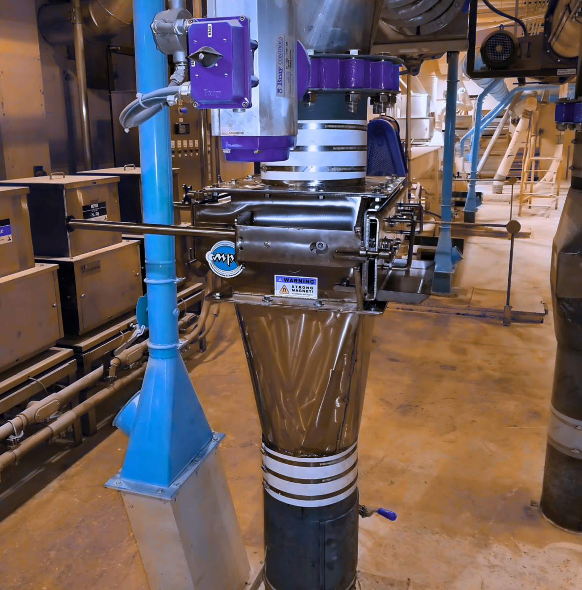 Magnetic Separation for Bulk Gravity Applications
