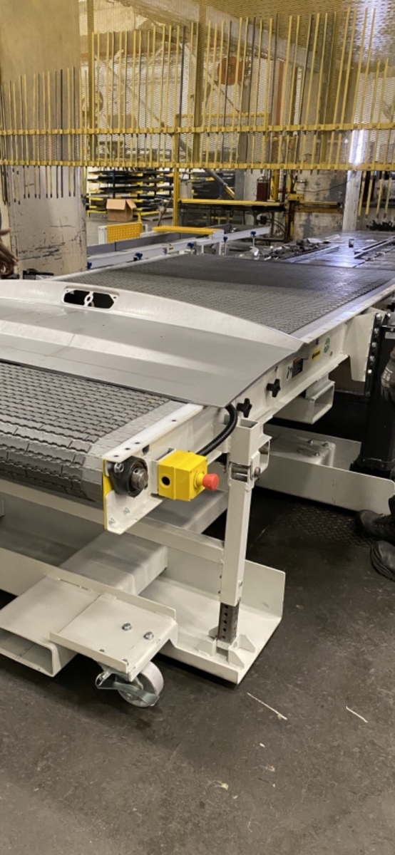 Part out conveyor metal fabrication facility