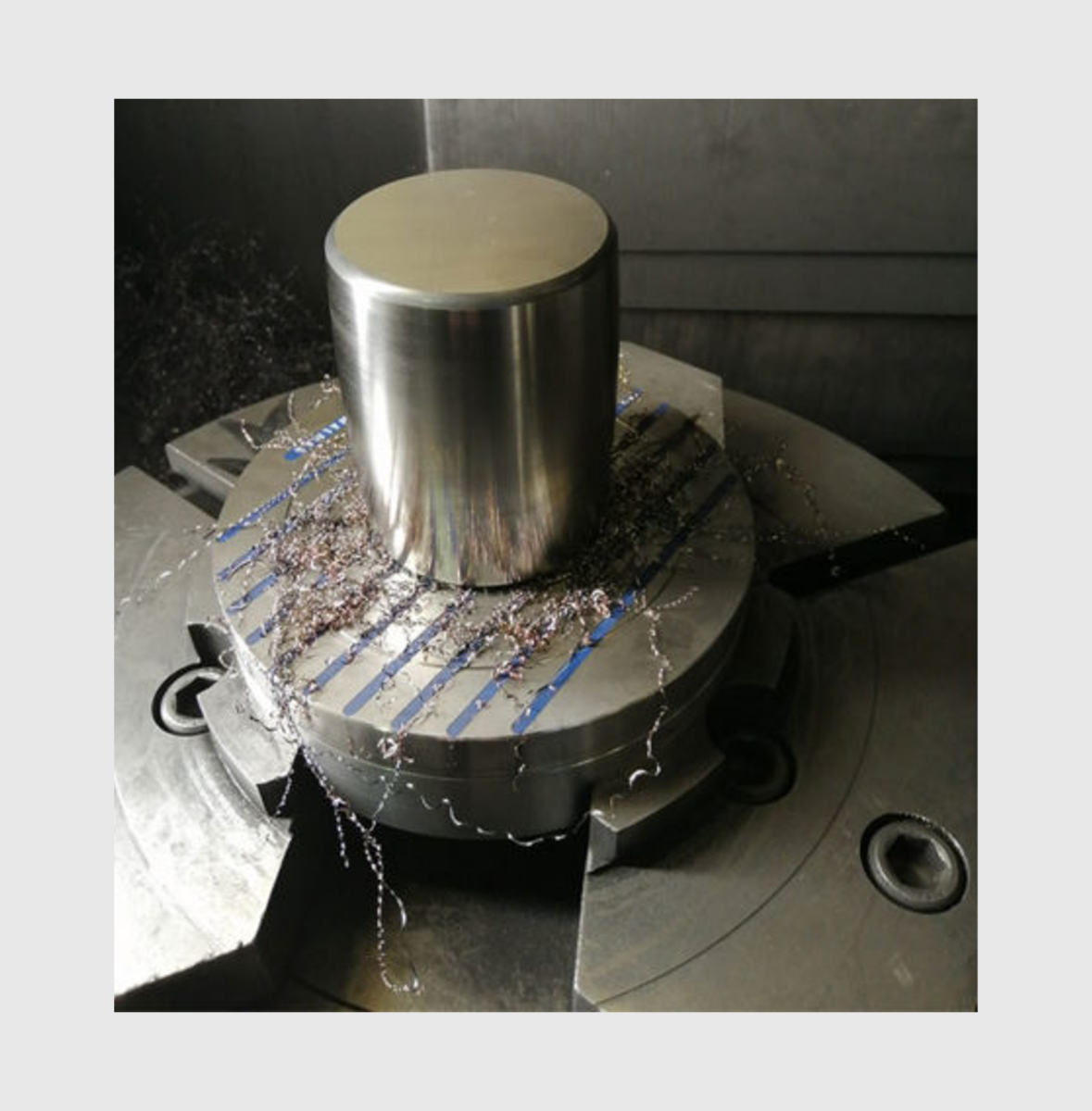 MPI Double Rare Earth Round Chuck for Turning or Facing Large Round Parts on Vertical Lathes or Rotary Tables