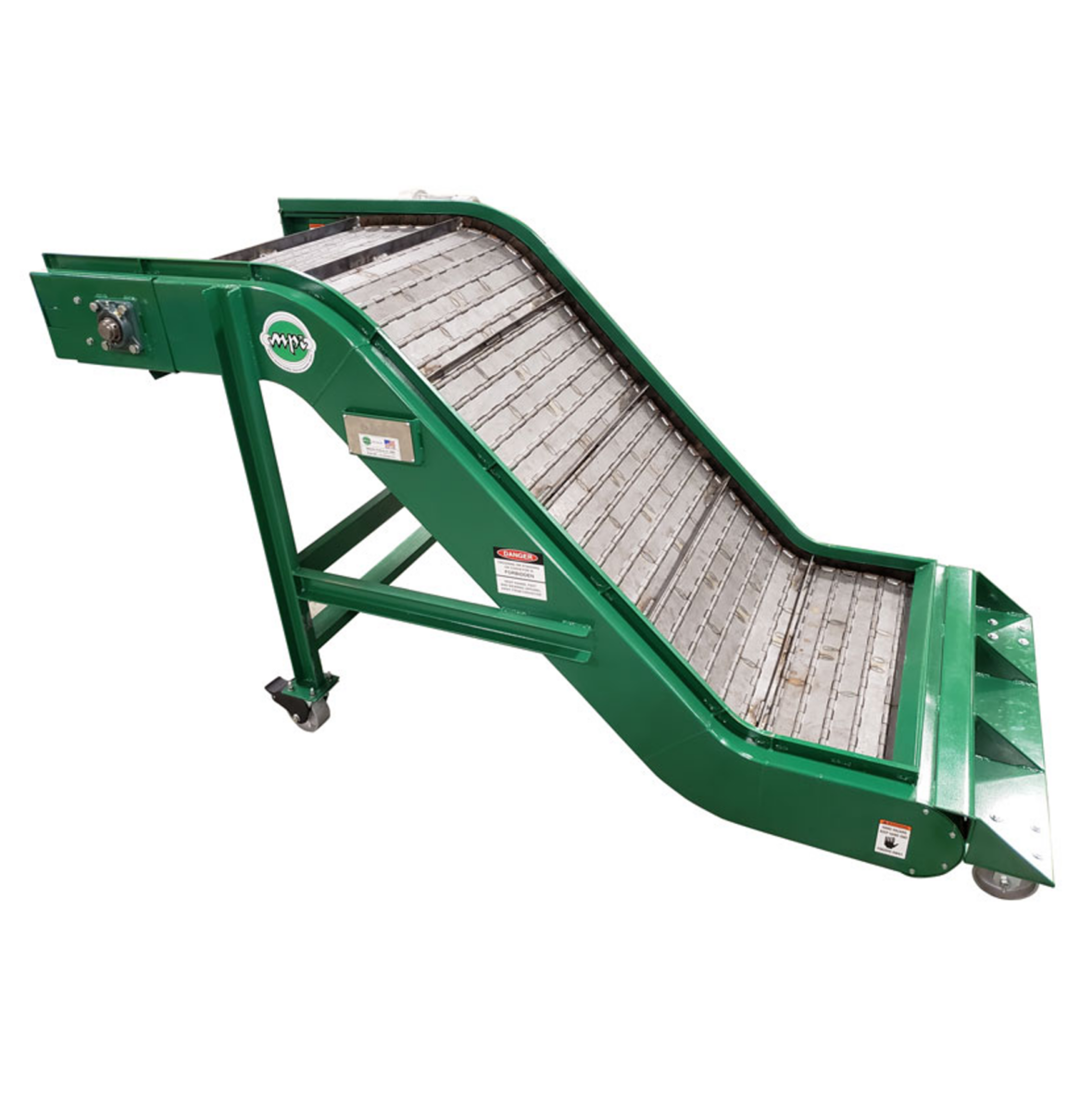 MPI's Steel Hinge Belt Conveyor
