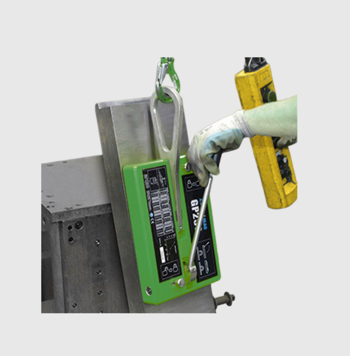 MPI Permanent Crane Magnet Booss Operator Safety