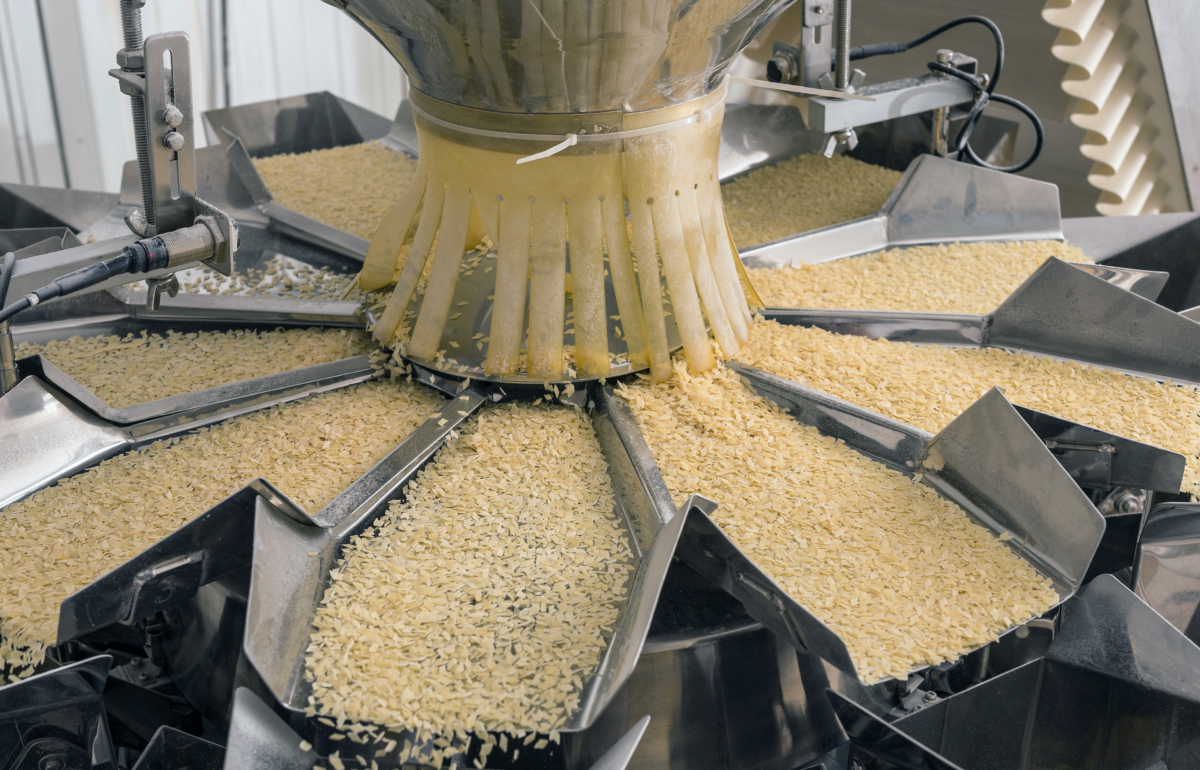 Food processing application for magnetic separation