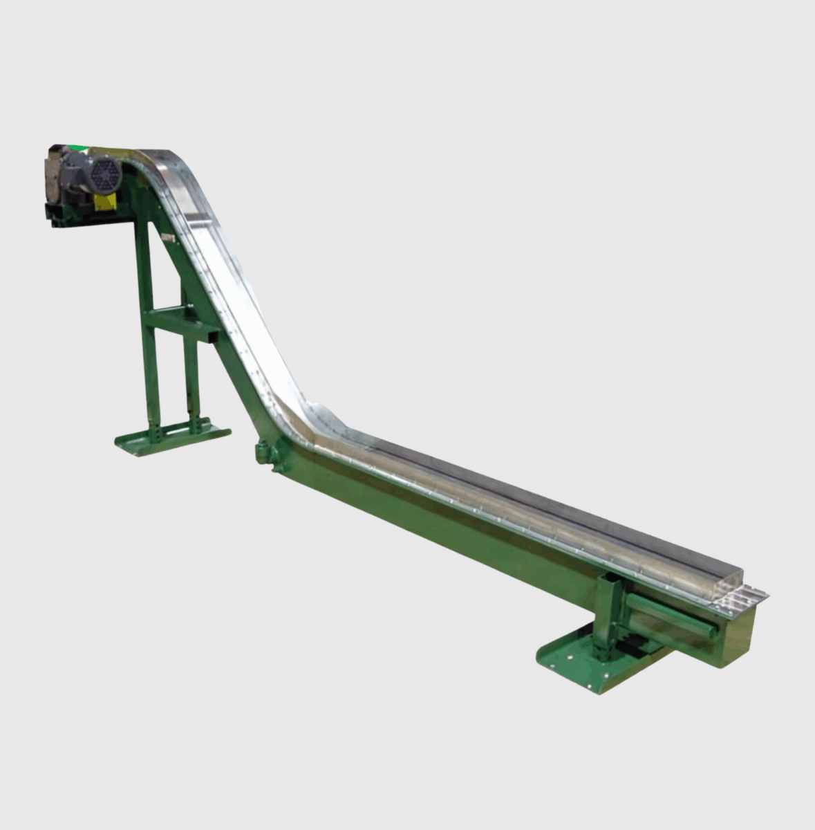 BLM for Conveying Finished Ferrous Fasteners to Bins in Metal Fastener Production
