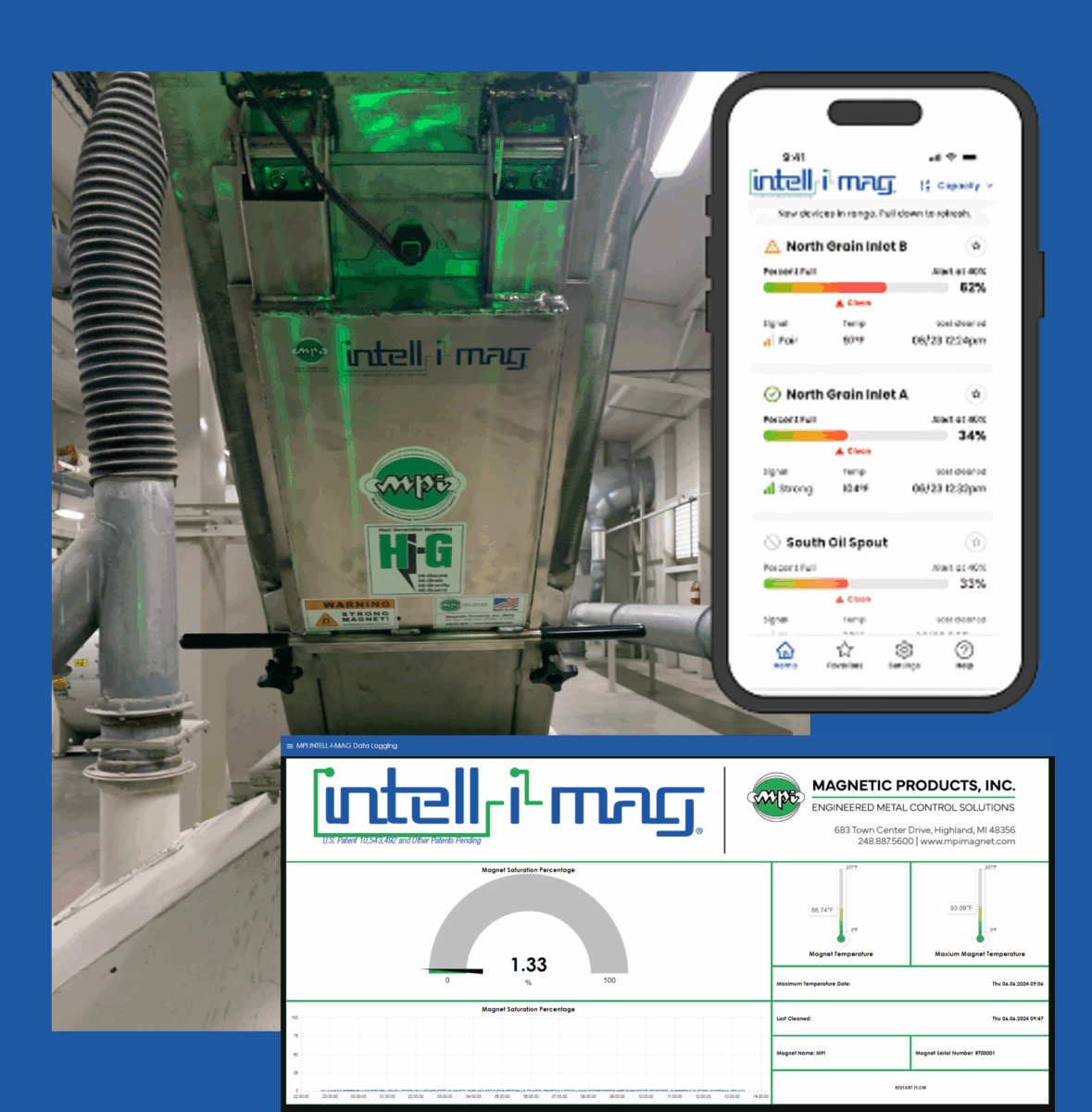 Intell-I-Mag® Sensor Enabled Magnetic Separation Monitoring