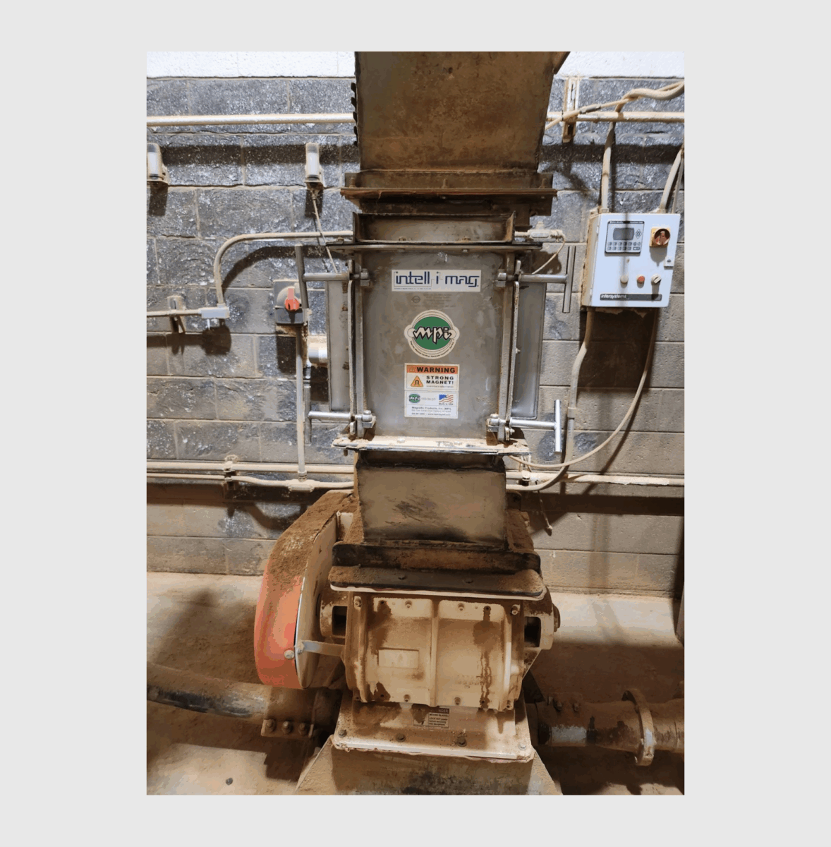 Intell-I-Mag® Installed in Pet Food Processing Facility