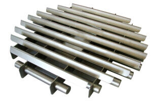 7-Tube Round Grate Magnet with Diverter