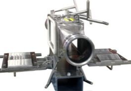 Manual-Clean Inline Plate Magnetic Separator